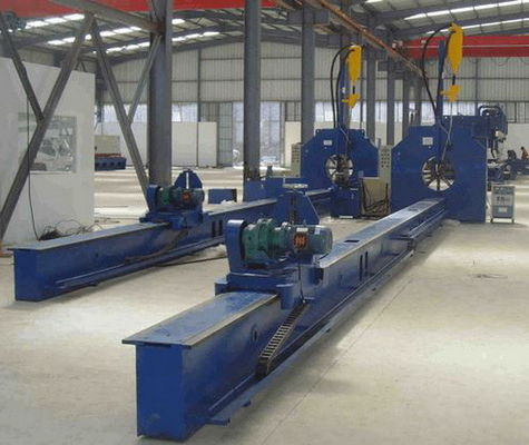 주문 가스 방패 용접을 가진 12M 전등 기둥 용접 기계 차단 용접 솔기 3m/min online manufacture